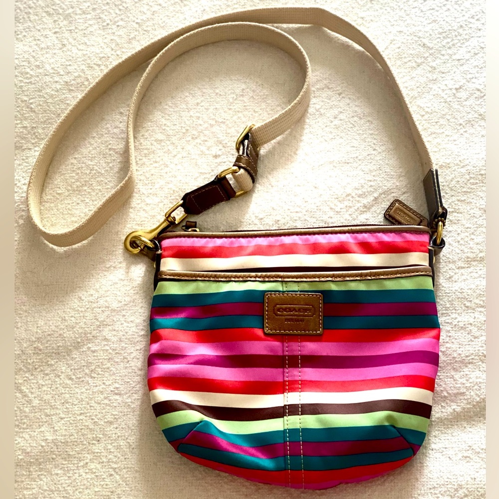 Coach 65th Anniversary Legacy Striped Crossbody